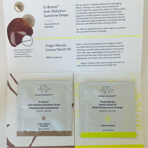 5 Drunk Elephant Skincare Samples - Picture 3 of 5